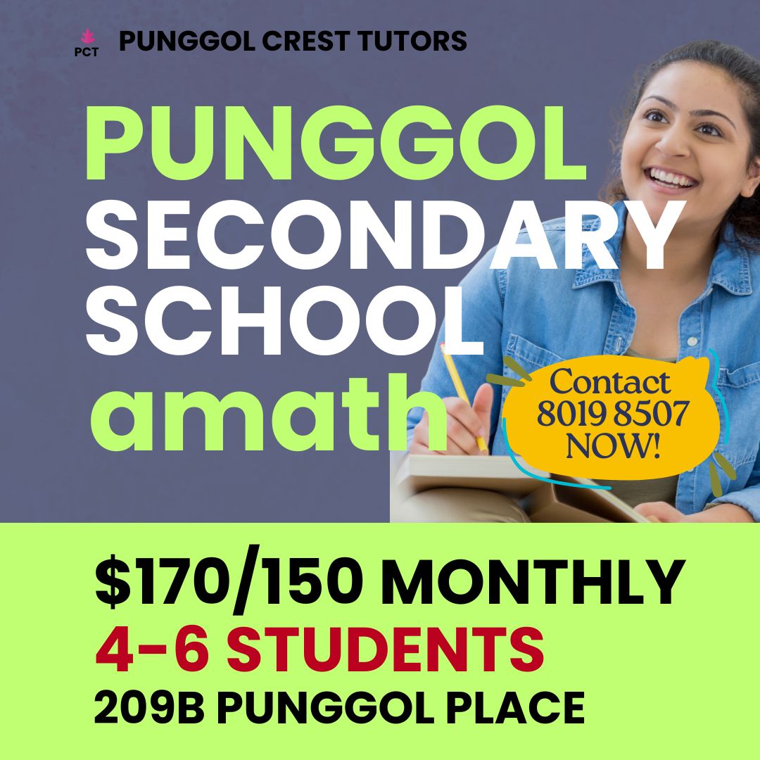 Secondary AMath (Punggol) Thu 6-730pm