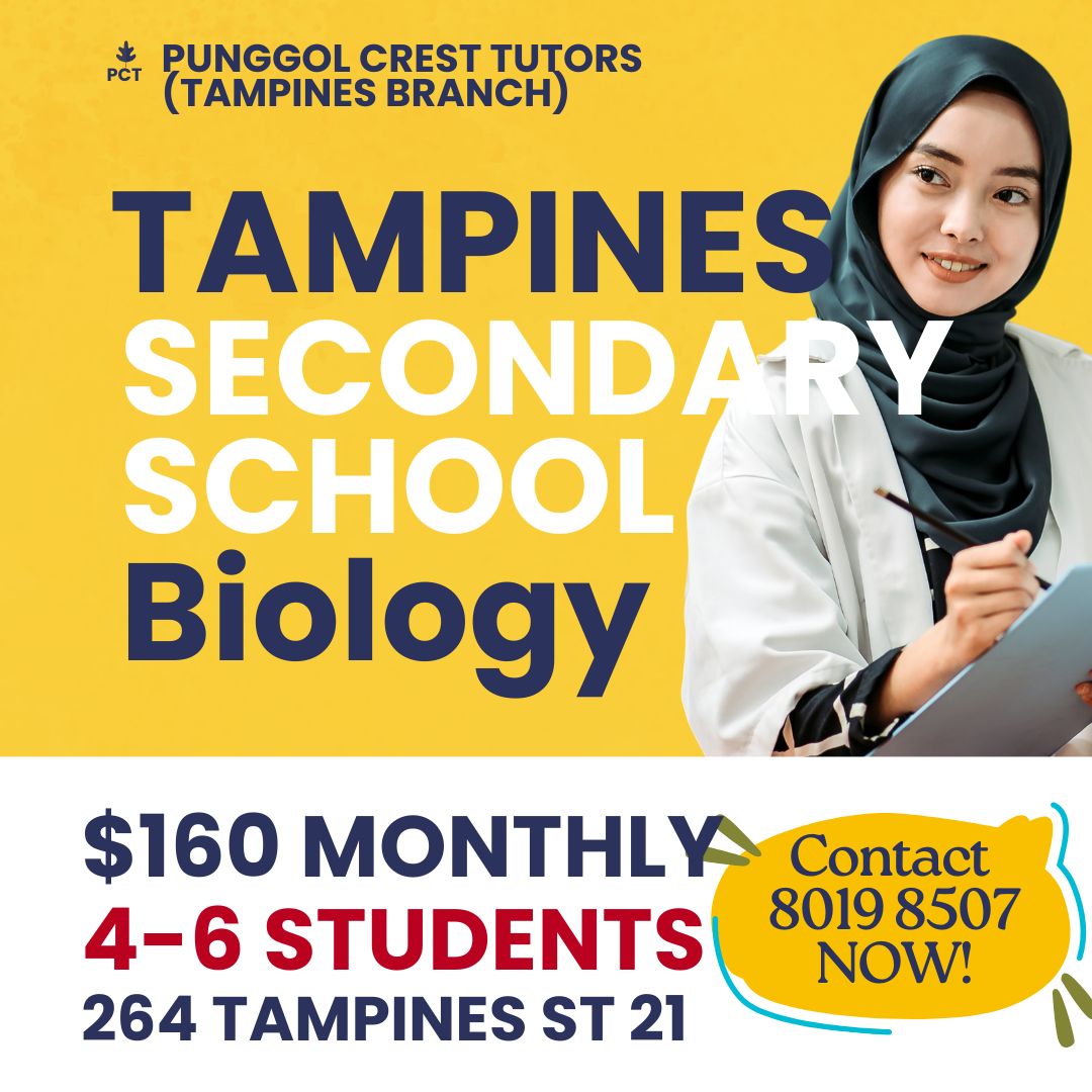 Secondary Biology (Tampines) Sun 9-1030am